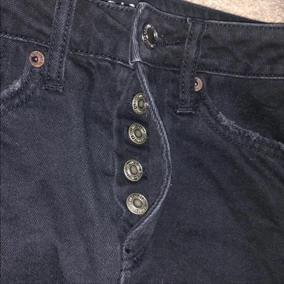 Black Jean Skirt - Picture 2 of 4